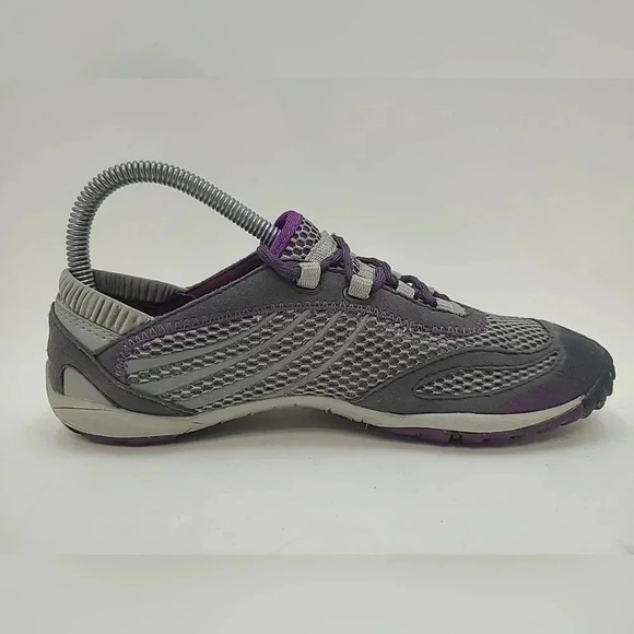 Merrell Pace Glove Barefoot Running Shoes Womens 6.5 Gray Dark Shadow J68376 - Picture 6 of 10
